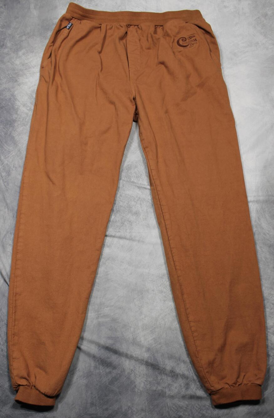 Crazy Shirts Sweatpants Mens 2XL Brown Cinnamon Dyed Cotton Fleece Joggers